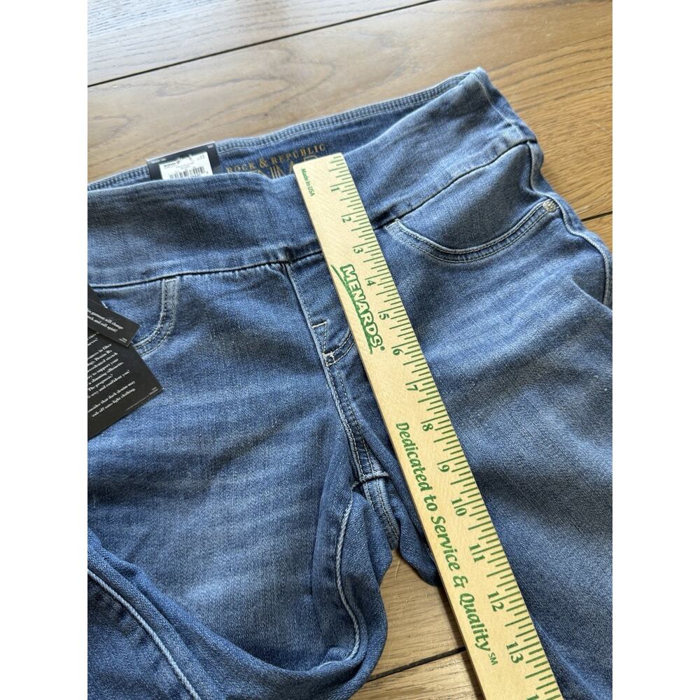 Rock & Republic Denim Rx The Slimming Cure Cuff Jeans Women Sz 4 Cuff Bottom NWT - Picture 6 of 15
